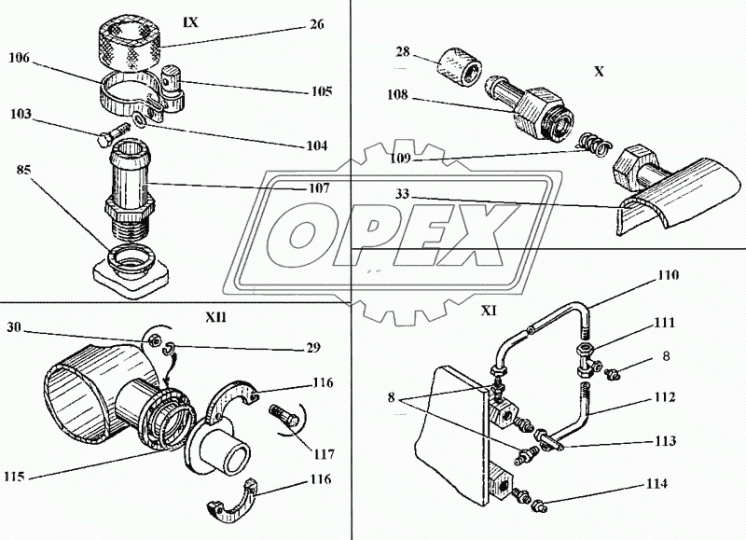 ЭО-3322А.09.20.007 Тройник ТВЭКС
