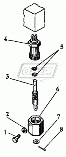 Э-302А-1-6133-036 Гайка С/И шунта напорного золотника ЭО-3323 ТВЭКС