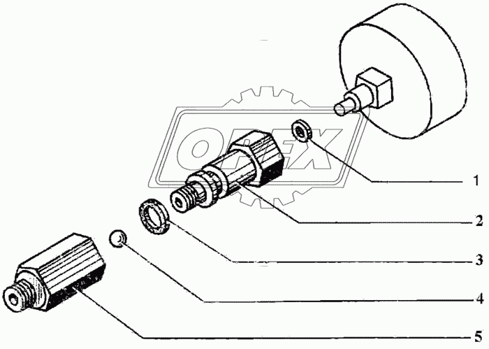 ЭО-3322А.23.02.262 Фитинг Штуцер ТВЭКС