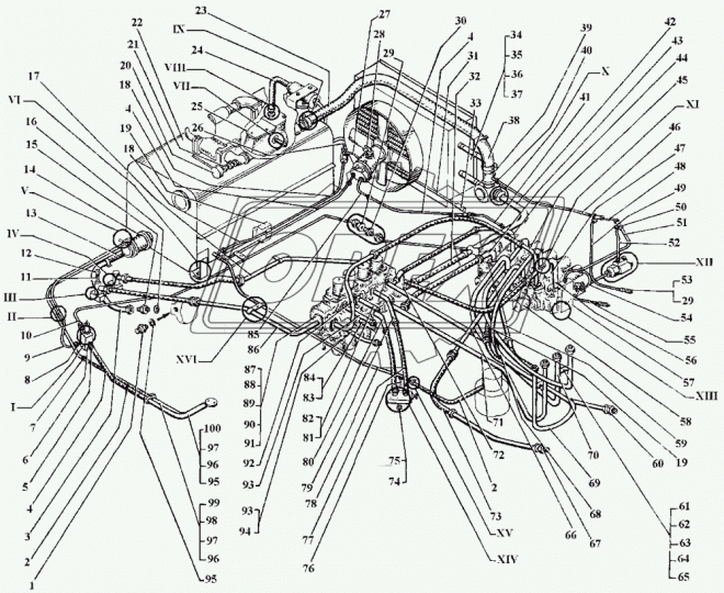 ЭО-3323.01.82.500 Трубопровод ТВЭКС