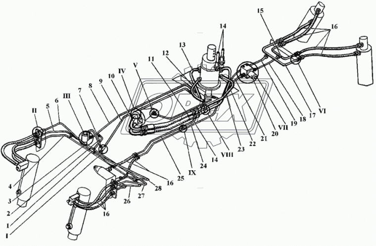 ЭО-3323.20.83.200 Трубопровод ТВЭКС