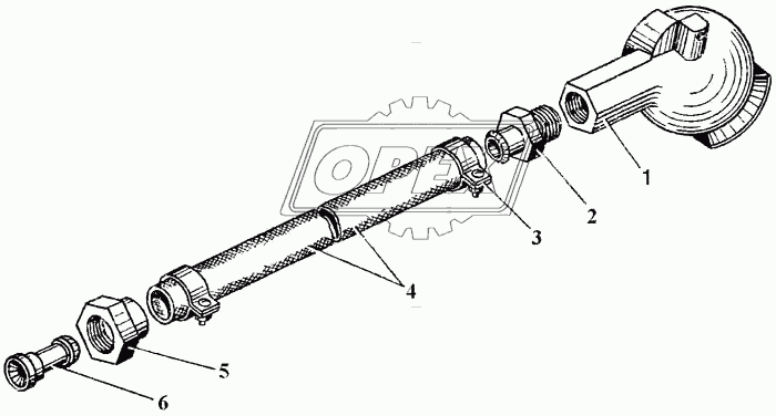 ЭО-3322А.09.40.302 Фитинг Штуцер ТВЭКС