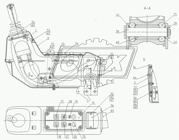 312-20-86.90.203-30 Облицовка (для 312-20-86.90.200-30) ТВЭКС