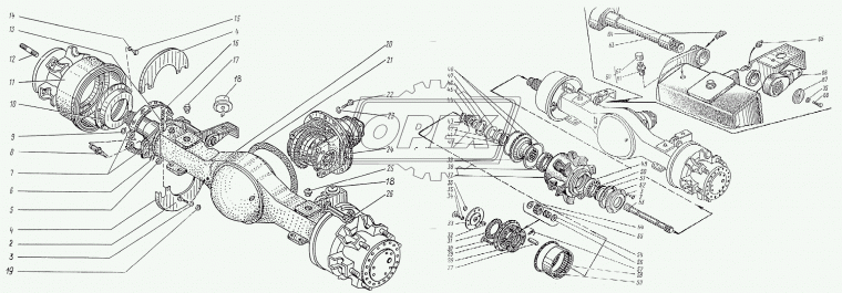 ЭО-3323.20.90.011 Ступица задняя ЭО-3323 ТВЭКС