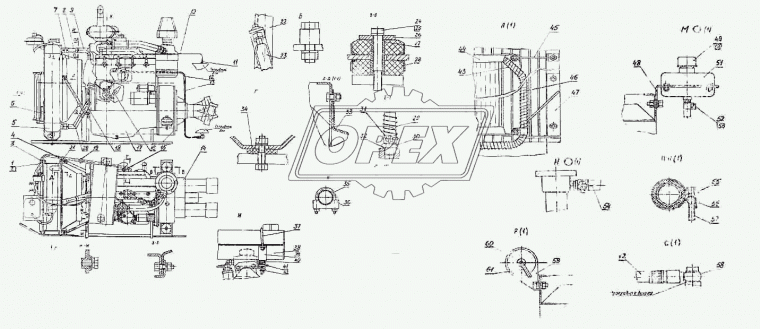 312-04-03.50.150 Опора глушителя ТВЭКС