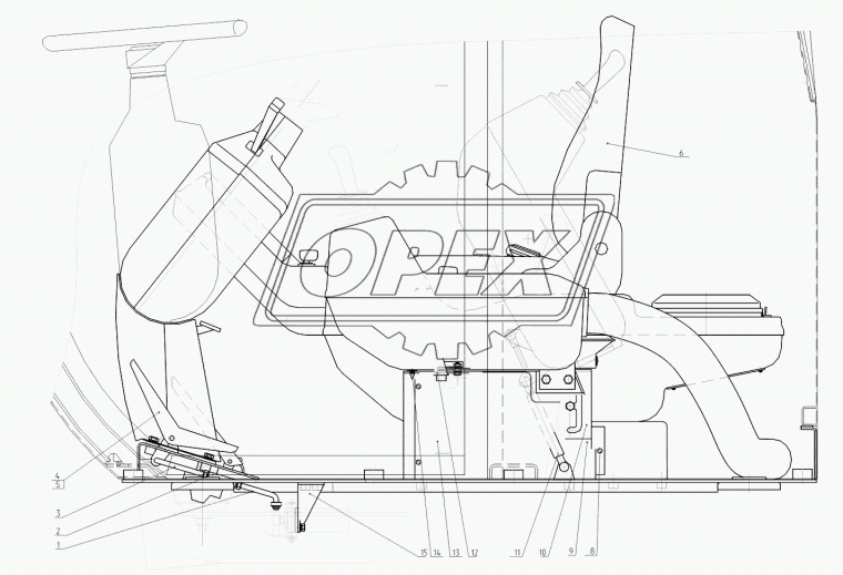 314-02-86.60.020 Педаль ТВЭКС