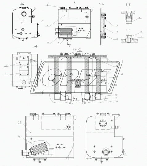 314-02-80.12.100-20 Бак (для 314-02-80.12.000-20) ТВЭКС