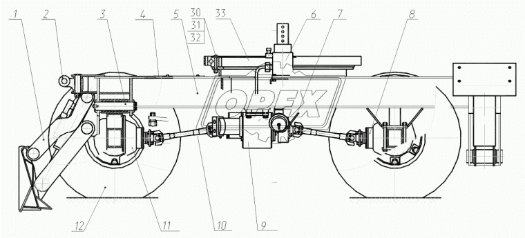 312-04-50.80.000-01 Ящик-подножка в сборе ТВЭКС