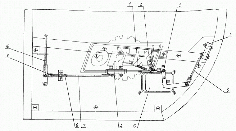 312-20-02.22.500 Ручка замка ТВЭКС