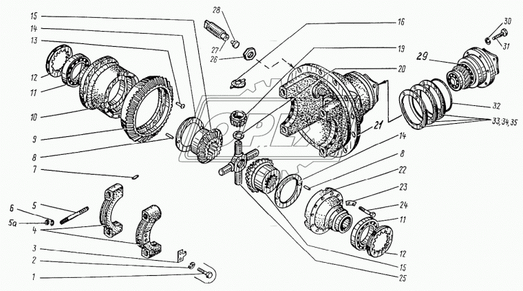 ЭО-3323.20.31.001 Корпус главной передачи ЭО-3323, ЕК ТВЭКС