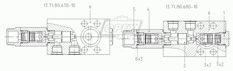 13.71.80.672 Фитинг Штуцер поджимной ТВЭКС