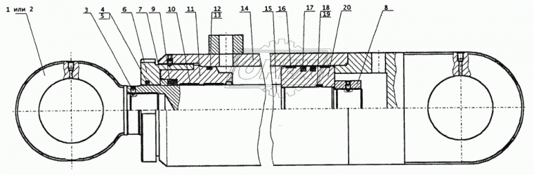 Е21-140-15-3,5 Кольцо (ПВХ) поршневое опорное 135х140х15 ЧТЗ