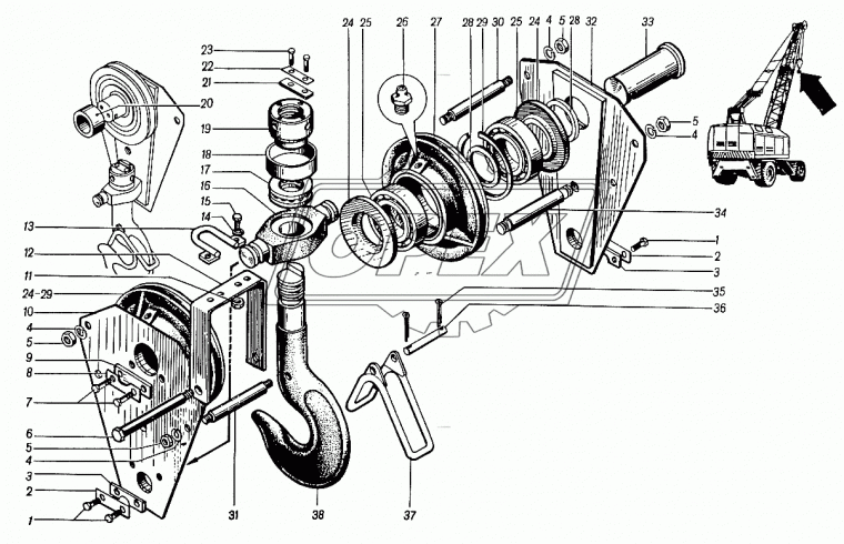 8217 Подшипник 85х125х31 шарик.радиал. 1-ряд.; /автомобили тракторы/
