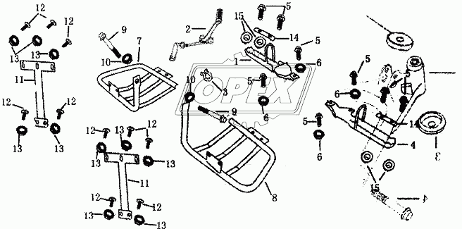 24700 Вороток для метчиков; с трещеткой M3-M8 Vorel