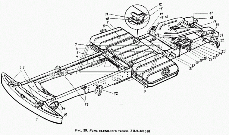 130-2913448 подкладка усилительная кронштейна дополнительной рессоры ЗИЛ