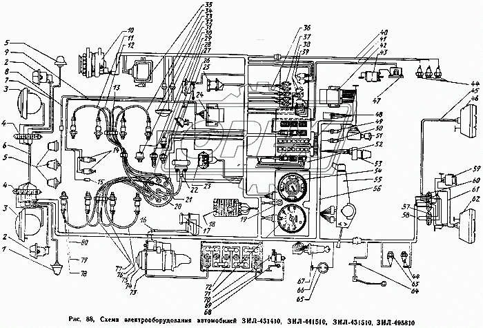 130-3724032-20 Провод плафона кабины в сборе РЫБИНСК
