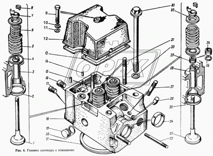 740.1003015 Головка блока цилиндров КАМАЗ; голая без клапанов КАМАЗ