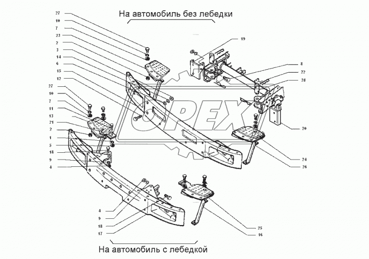433420-2803010 Бампер передний ЗИЛ-433420 ЗИЛ