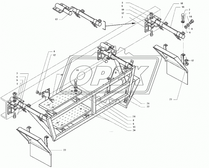 4421-8404028-10 Держатель крыла ЗИЛ