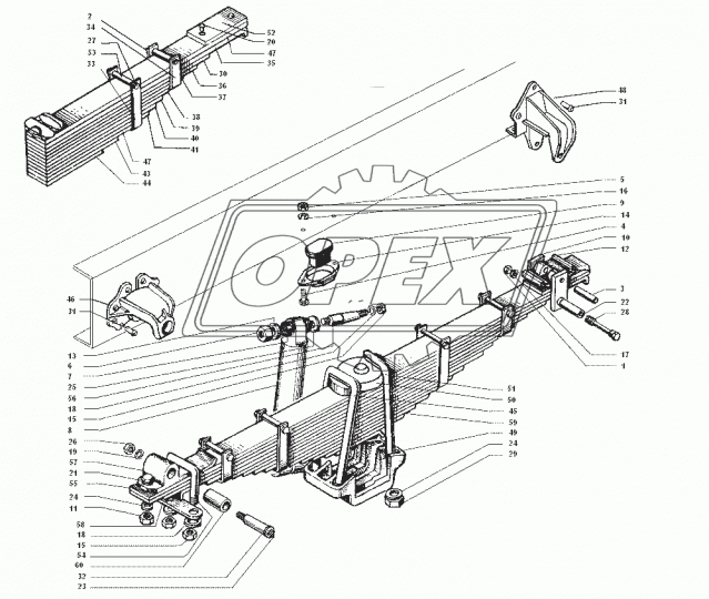 432720-2912012 Рессора задняя в сборе