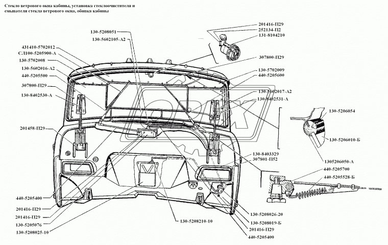 307800-П29 Скрепка (сталь) ф15 L=22 обивки кабины ЗИЛ ЗИЛ