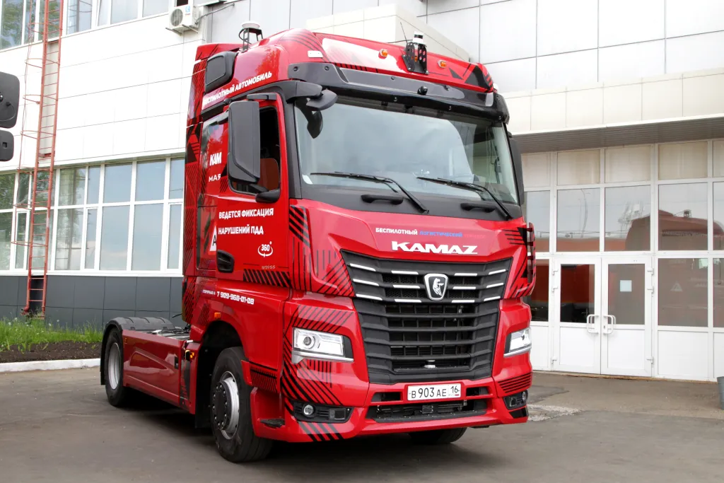 Кабина беспилотного грузовика