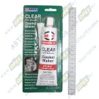 13-AB-CH-RW-S Герметик прокладка; силиконовый 85г Китай (ПРОЗРАЧНЫЙ) ABRO