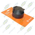 ATE-21 Розетка штепсельная (113х60х55) 7 контактов; пластик Airline