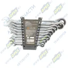 AT-10-51 Набор комбинированных трещеточных ключей; 10пр 8-24 пласт.держат Airline