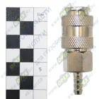 AT10796 Фитинг (штуцер) прямой; соединение быстросъемное (мама) - елочка ф6мм (компрессор,пневмоинструмент) AT