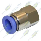 AT10722 Фитинг (штуцер) прямой; Рвнутр=М10х1/ трубка ф10мм AT