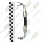 ATD53797RU Трубка ВД ф19 L=185 Г=М16+К19/Г=М16+К19; 2 фитинга 90 гр. подв. охл. жид-ти к компрессору RVI Kerax (2000-2020) ATD