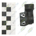 ATD707149 Фитинг (штуцер) угловой 90-гр.(ПВХ) быстросъем/цанга ф6мм ATD