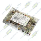 ATD36210 Заклепка ф6,35х17,5 L1=11 стальная, шляпка с отверстием (к-т 100шт.) ATD