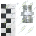 ATD803156 Фитинг Штуцер Рнаруж=М20х1,5/М22х1,5 К=24 L=35 (внутр.конус/внутр.конус) (конус 60° for RUSSA) [24/27 S24] ATD