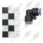 ATD901201 Фитинг (угольник); Рнаруж=1/4"/ Г=1/4" ATD