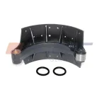 66584 Колодка тормозная 410х220; чугун; (накладки 19496); MAN (E/M/F 90/2000, TGA), MB (Actros/Atego/Aхor) MB LCV (1970-2020) MAN Bus (1970-2020), MB Actros; 6594200419 Auger