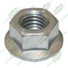 119406 Гайка DIN6923 M12x1,75 h=12 К=18 фланцевая КАМАЗ дв.Cummins крепления возд. компрессора, генератора (EQB DAF LCV (1970-2020), SCANIA N Bus (2004-2020) Auger