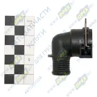 87600 Фитинг (угольник): под шланг ф18/ разъем (быстросъем ф20) компрессора SCANIA SCANIA N Bus (2004-2020); пвх Auger