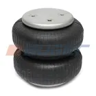 AU 34222-2P Пневмоподушка двойной сильфон; (2 отв.+возд. / 2 отв.); Dayton, Granning, Navistar; 222x236 Auger