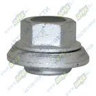 91182 Гайка С/И М22х1,5 h=34 К=32 крепления колеса фланцевая с подвижн.шайбой; M22x1,5/33,5 Auger