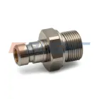 79317 Фитинг (штуцер) С/И ф10х15/Мнаруж.=М22х1,5 L=47 К=27 с кольцом РТИ в СБ. масл.рад-ра Auger