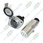 ПС326 AE ЕВРО Разъем электрический прицепа (вилка/розетка) к-т; металл AVTOELECTRICA