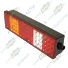 7462.3716-08 AE Фонарь задний КАМАЗ,МАЗ,УРАЛ правый 24в (байонет сбоку); светодиод (боковой габарит) AVTOELECTRICA