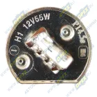 H1-12-55 Лампа накаливания 12V 55W/ H1 (P14.5s) DAF LCV (1970-2021), KRONE (1970-2021), MB Bus (1970-2021), VOLVO LCV (1970-2021); (INTERSVET) AVTOELECTRICA