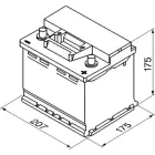 0 092 S30 010 Аккумулятор (АКБ) Обратная полярность 40 а/ч ASIA 187х128х223; S3 001 207х175х175; ("+" справа);12V - 41 А/ч 360А; S3 / Black Bosch
