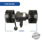 0 130 111 184 Электродвигатель отопителя (вентилятор) 24В Scania 4 Series Truck (1994 - 2008) SCANIA 4 Truck (1994-2008); 1495692 Bosch