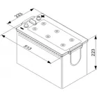 0 092 T40 770 Аккумулятор (АКБ) обратная полярность [3];12V-170Ah MAN Lion's (1991-2021), MB Vario (1996-2021), SCANIA F-, K-, N Bus (2004-2021); 1000A (T4 077 Heavy Duty) 515х225х225; Bosch