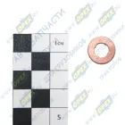 F 00V C17 503 Шайба (медь) ф7,6х15х1,5 внутр отверст.фигурное, под форсунку CUMMINS 2.8 D2066/2676/2876; OM602 Sprinter С/И  Bosch