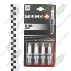 LR15YC-1 Свеча зажигания Super 4\ Audi, VW, Skoda, Nissan, Opel 80-01; (компл. 4шт.) Brisk